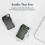 (Black) Magnetic Portable Mini Flashlight Rechargeable G5 EDC Flashlight IPX6 Wate 5