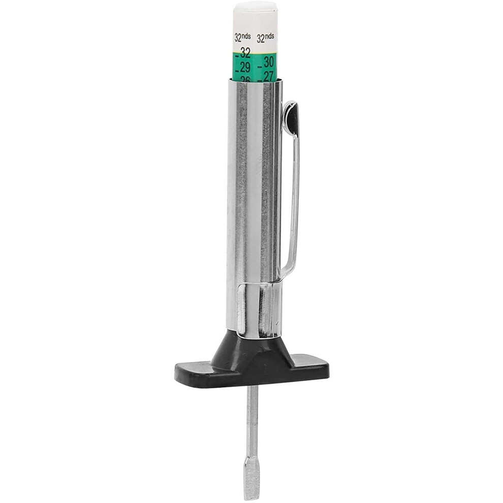 Tire Tread Depth Gauge 025Mm Stainless Steel With Accurate Dualcolor Display For Car Tyre Measurement 9382693480132