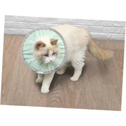 Protective Pet Collar Lightweight Breathable AntiLick Adjustable Soft Size S PostSurgery Wound Healing 1