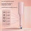 (Pink)32mm Egg Shaped Curling Iron V-Shape Wave Pattern Negative Ion Water Wave Texture Damage Free Hair Styling Tool for Dormitory 2