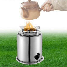 (16x21cm) Camping Oven Wind Protection Stainless Steel for The Outdoor Activities of Yard