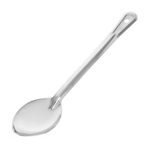 13 Inch Stainless Steel Serving Spoon with Long Handle, Easy Grip, Rust Resistant Kitchen Utensil