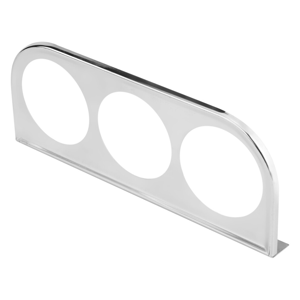 Gauge Holder For 52Mm Instruments, Triple Hole Dashboard Gauge Holder Universal Fit Car Meter Mount Bracket, Sturdy Instrument Panel Shell Pod Mount 9358999868271