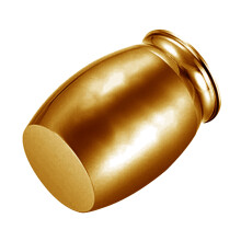 Small Memorial Urns for Cats Dog Ashes Box Electroplate-gold