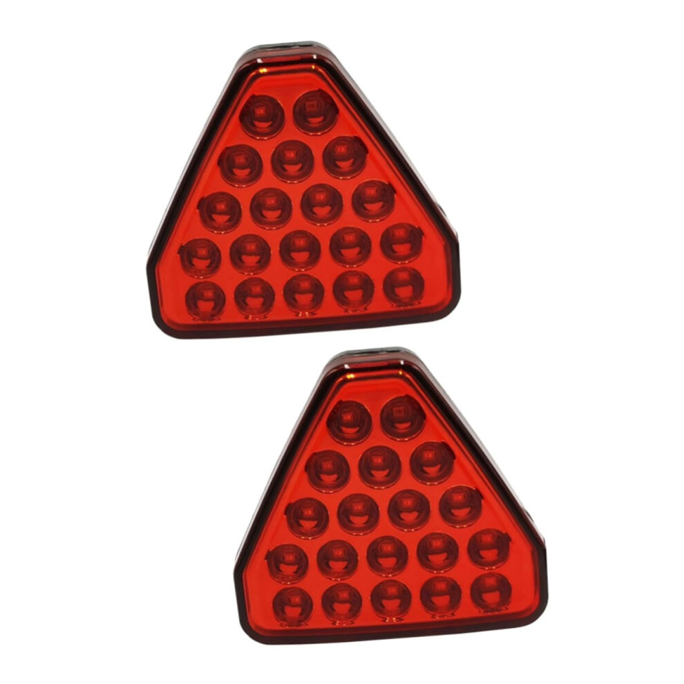 2Pcs Led Tail Brake Stop Lamp For Truck Trailer Bus Van, Waterproof Visibility Light 9199774154246