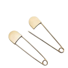 Stainless Steel Safety Pins for Quilting and Crafts, Rustproof and Sturdy Heavy Duty Fasteners, Metal Sewing Pins for Upholstery Leather Canvas,