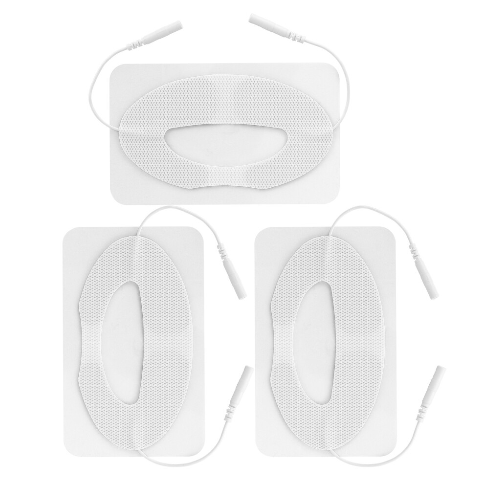 Microcurrent Facial Treatment, Absorbent Cotton Non Irritating Gentle On Skin Disposable Eye Mask for Skincare & Spa Salon Use