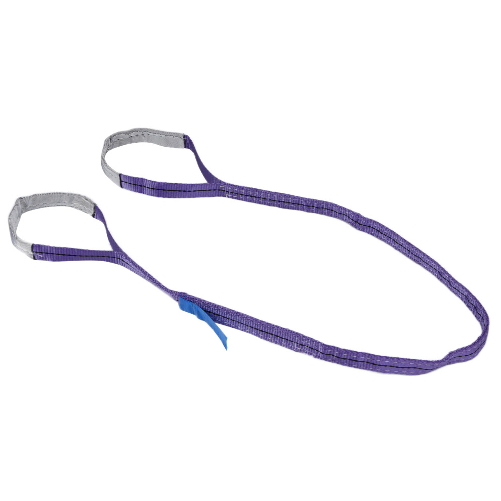 1T Pes Flat Lifting Sling Webbing, 30Mm, 4M Purple 4001377122018