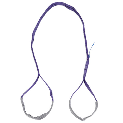 Flat Lifting Sling Webbing 1T PES 30mm Thickened Strap 4m Purple 1