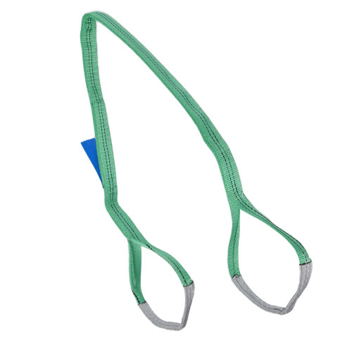 Sangle de levage plate de 2 t, 4 m, 50 mm polyester vert 2