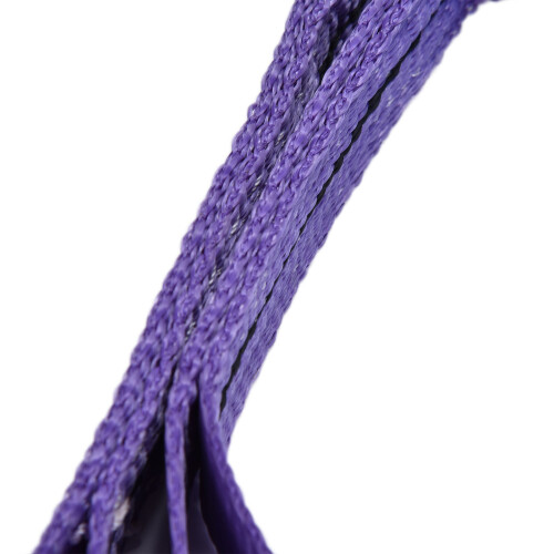 Flat Lifting Sling Webbing 1T PES 30mm Thickened Strap 4m Purple 2