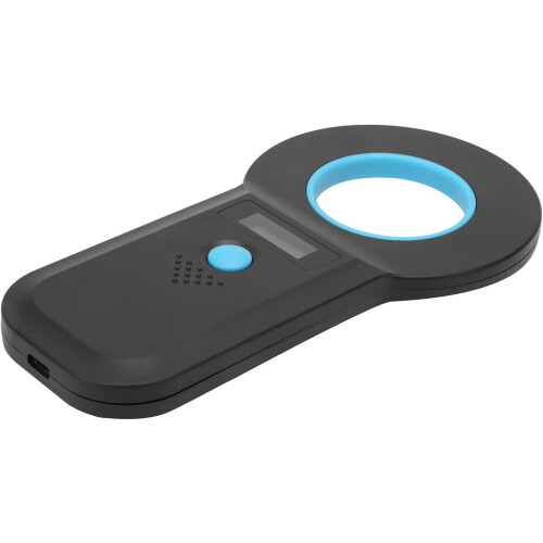 Pet Microchip Scanner with Wide Chip Compatibility, Handheld Rechargeable RFID Animal Tag Reader 1