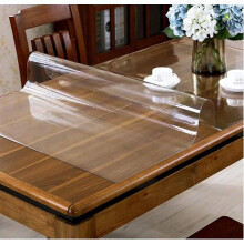 Transparent Chair Mat, Clear Vinyl 2mm, 140cmx100cm, CutToSize Floor Protector For Hardwood And Tile Floors