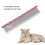 Robuster Edelstahl-Katzenhaarbürste 16x3,3 cm Lila 5