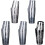304 Stainless Steel Cocktail Shaker Large Capacity Engraved Pattern Rust Resistant Bartender Set 3