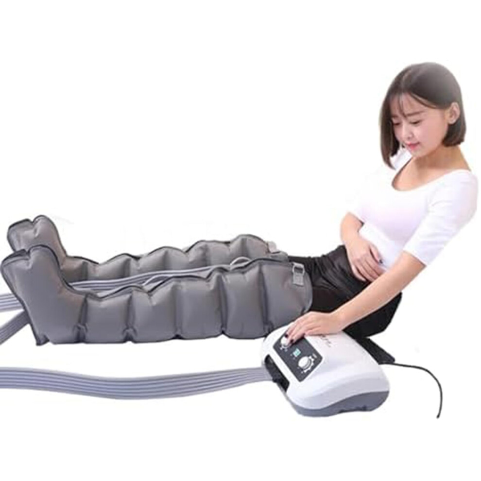Leg Massager with Air Compression for Circulation and Pain Relief, Calf Foot Ankle Massage 2Leg2Arm 8Cavity