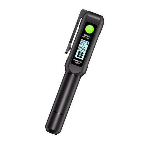Digital Brake Fluid Tester Pen for DOT3 DOT4 DOT5 with LED Indicators and  Precision Sensors