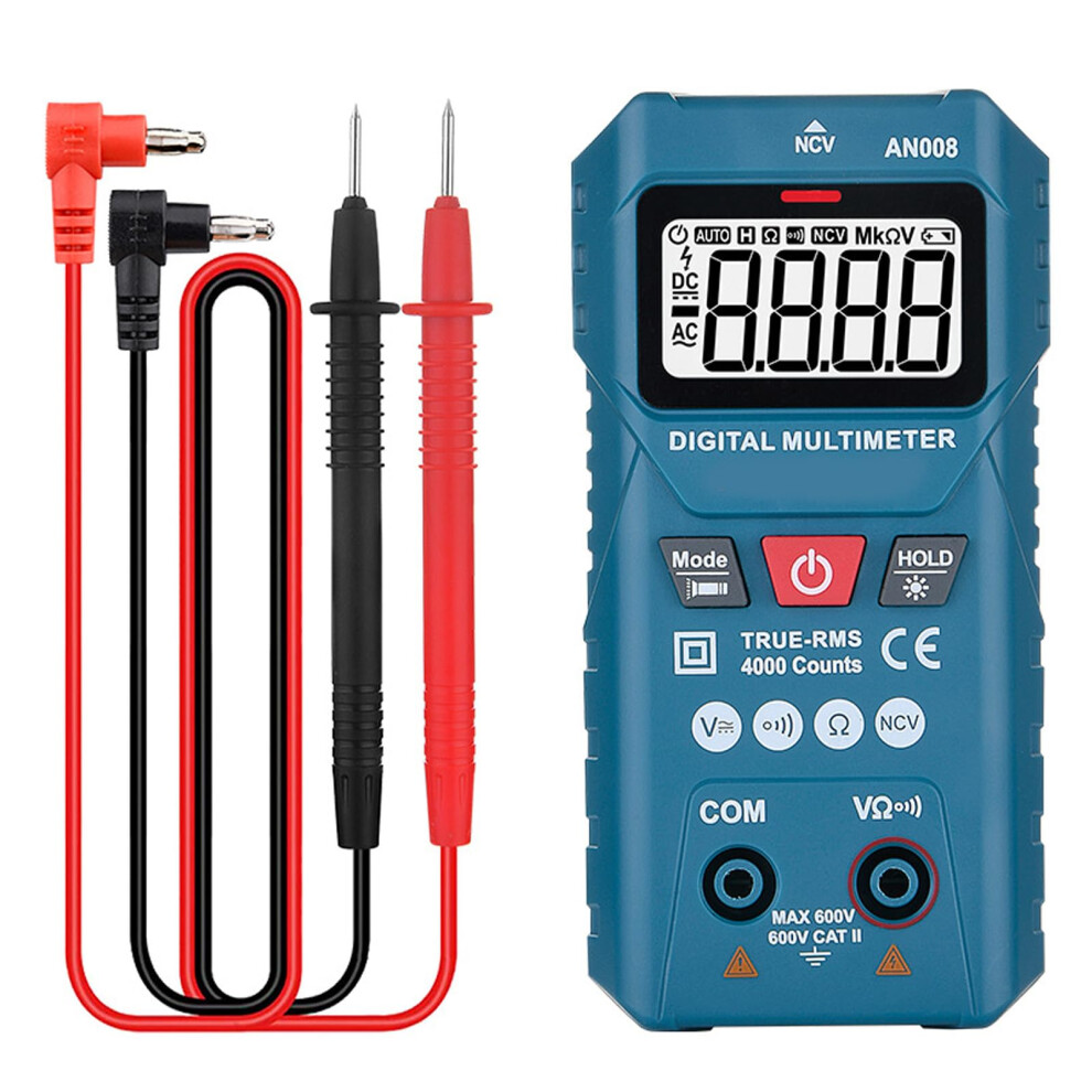 Digital Intelligent Multimeter Automatic Tester Abs Plastic For Voltage, Resistance And Continuity Detection 9347817749847