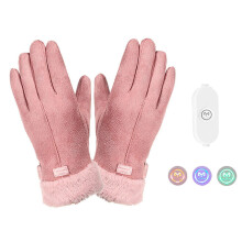 (Regulated-version) Heated Gloves Usb Rechargeable Battery Heating Gloves For Women Ladies Warming Gloves