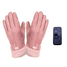 (Switch-version) Heated Gloves Usb Rechargeable Battery Heating Gloves For Women Ladies Warming Gloves