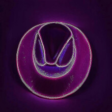 (Pink) Disco Luminous Led Bride Cowgirl Hat Glowing Light Bar Cap Bachelorette Party Supplies Flashing Neon Western Cowboy Hat