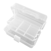 Casella di Stoccaggio Pieghevole in Plastica a Tre Strati, Organizzatore Multiuso, 20L, Bianco
