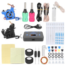 Tattoo Machines And Power Supply Kit With Foldable Microfiber Leather Stable Structure Professional Manicure Arm Stand Elastic Sponge Widely Used