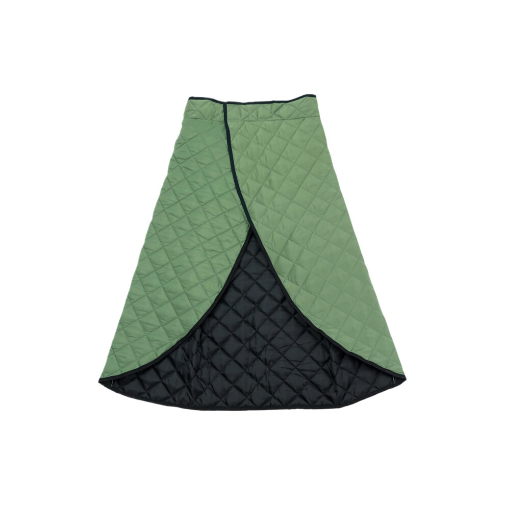 Wheelchair Blanket Waterproof Wearable Adjustable With Pocket Leg Cover For Motorcycle Riding Army Green