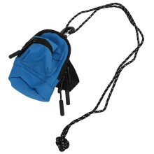 Borsa portaccessori in oxford blu, portamonete e portachiavi