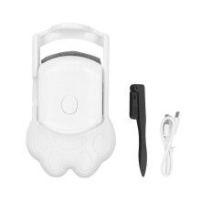 Quick Heating Eyelash Curler for Long Lasting Curl, Electric Heated Eyelash Curler with Adjustable Temperature Control for Customizable Styling,