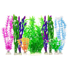 10Pcs Water Plant Leaves for FishTank Aquariums-style D