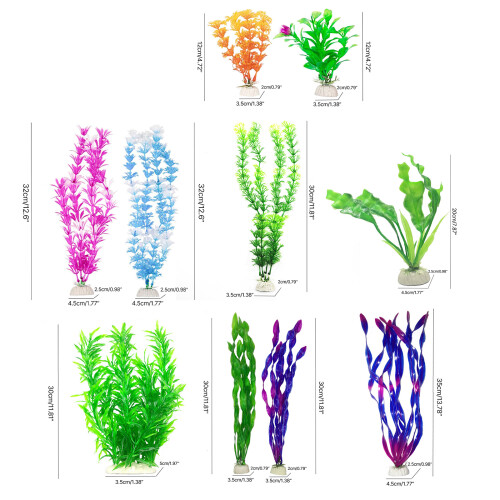 Artificial Plant for Beautify Aquariums-10 piece kelp set 1