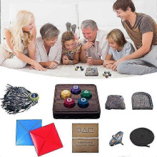 (2 Set) Korean Folk Game Set, Gonggi Korean Game, 2025 Korean Traditional Play Game, Stone Catching Game, Family Travel Playing Games Kit