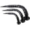 Extra Long Silicone Anal Plug Prostate Massager with Powerful Suction Base S Black 2