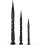 Extra Long Silicone Anal Plug Prostate Massager with Powerful Suction Base S Black 4