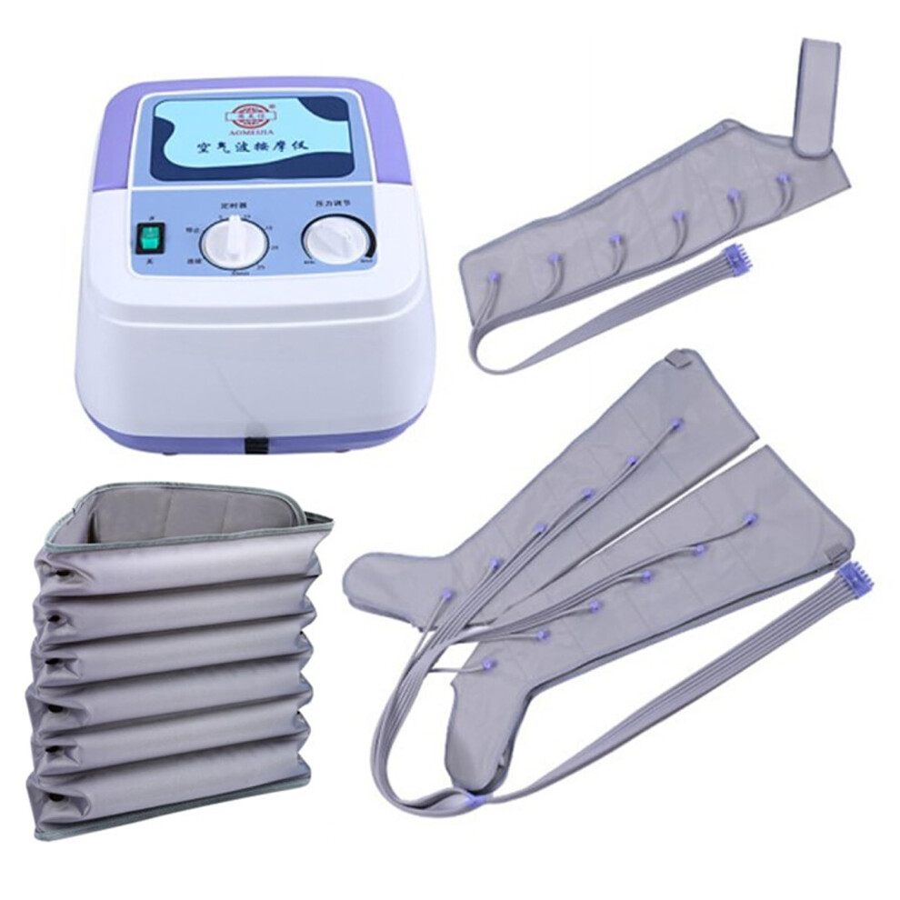 Leg Compression Massager with 6 Chambers for Pain Relief and Circulation, Lymphatic Drainage Boots