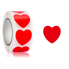 500 Stück Liebe Herz Valentinstag Aufkleber Geburtstag-HA081