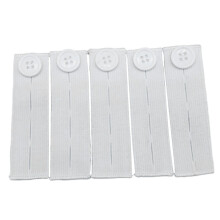 Prolunga regolabile con bottoni per pantaloni, prolunga elastica in vita con selezione multicolore, prolunga per cintura jeans per un supporto