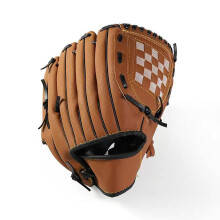 Baseball Gloves Right Hand Throw Size 10.5 Brown Leather For Youth And Adult Beginners Softball Catcher Gloves
