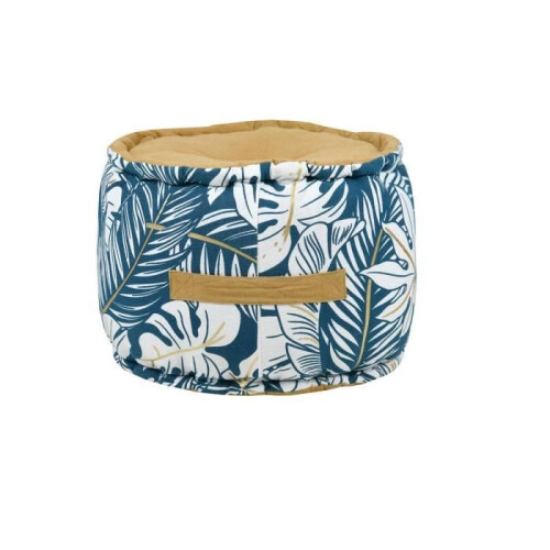 Runder Pouf Kollektion Laub