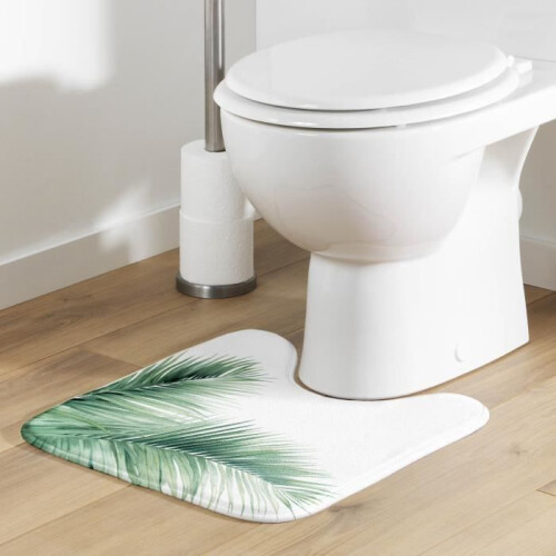 Tapis contour de WC 45 x 45 cm Havane 1