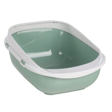 Bak met kattenbakvulling Garfy Groen XL 48 x 65 x 29,5 cm Speciaal voor grote katten groen