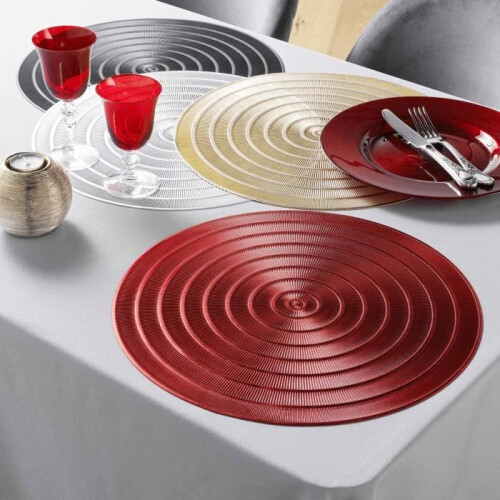 Orient Set de table ajoure Ø 40 cm Orient argent 2