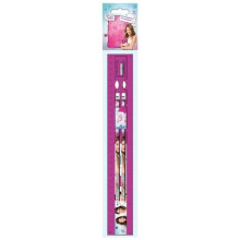 Set de papelería de 5 piezas: regla, lápiz, goma Violetta