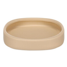 Runde Fressnäpfe für Katzen, Essen und Wasser, 12 cm, Zara beige
