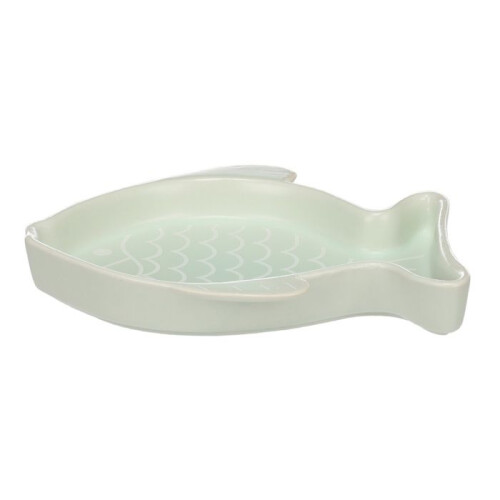 Futternapf für Katzen 17 cm Fishie grün