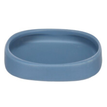 Runder Futternapf für Katze Nahrung und Wasser 12 cm Zara blau