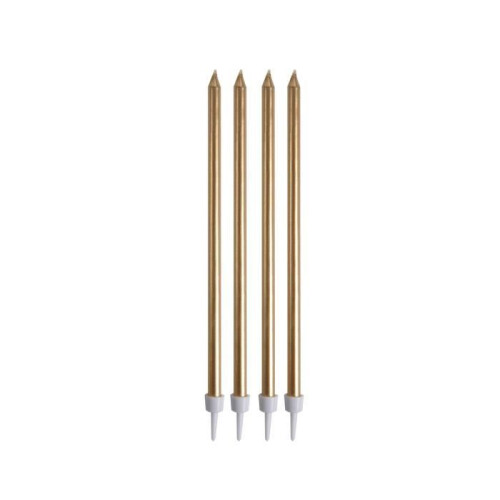 Set di 16 lunghe candele di compleanno