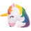 Emoji Regenbogen-Einhorn Plüschkissen 1