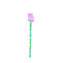 Lápiz de papel con goma 19 cm Cerdo